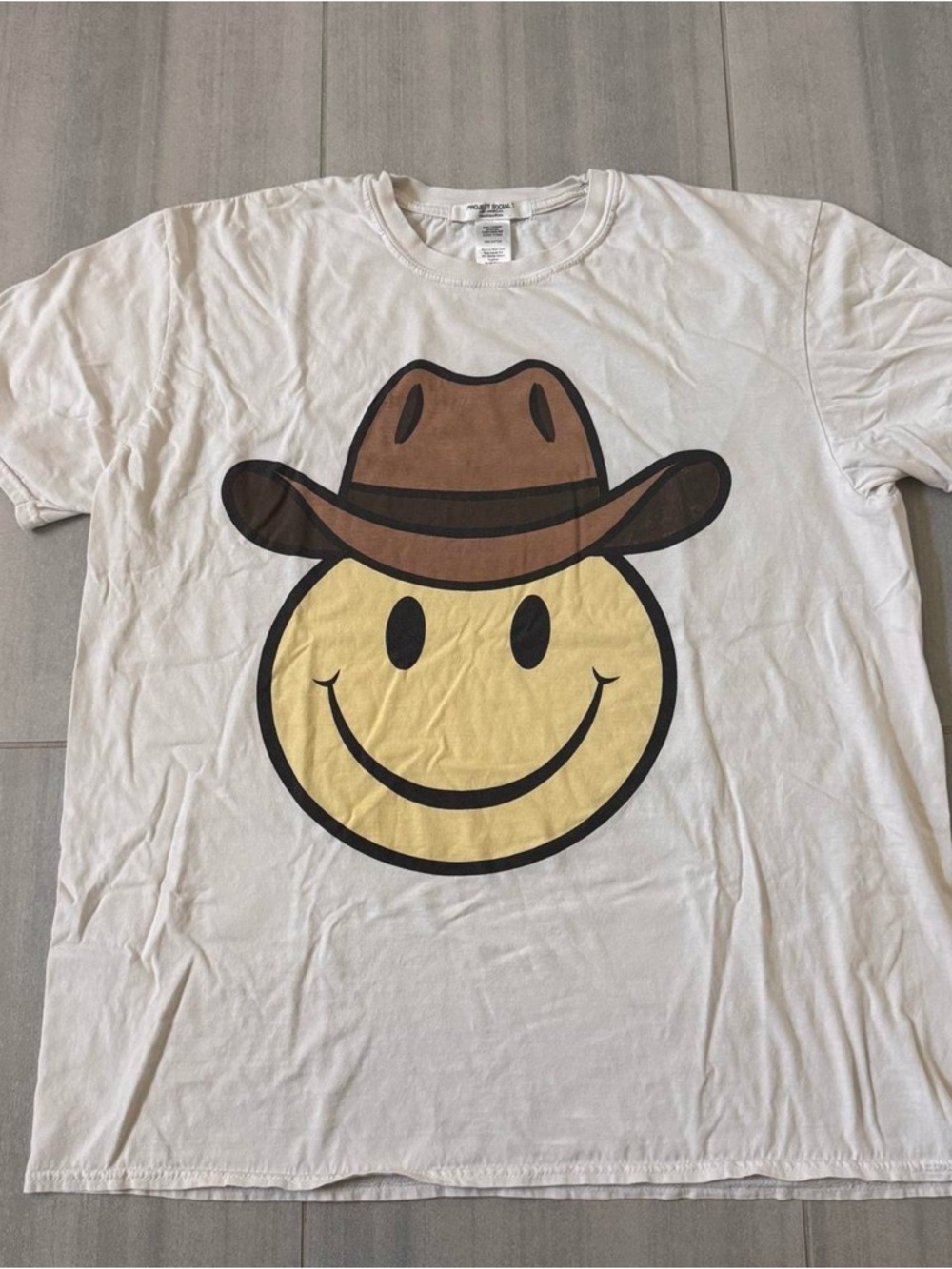 PROJECT SOCIAL T cowboy emoji graphic tee